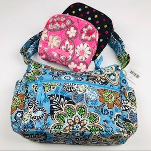 Vera Bradley Purse & 2 MakeUp Bags Haul Bundle